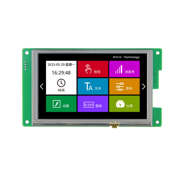 Elsun 5inch TN 800x480 resolution TFT display with HMI board stable production - Image 4
