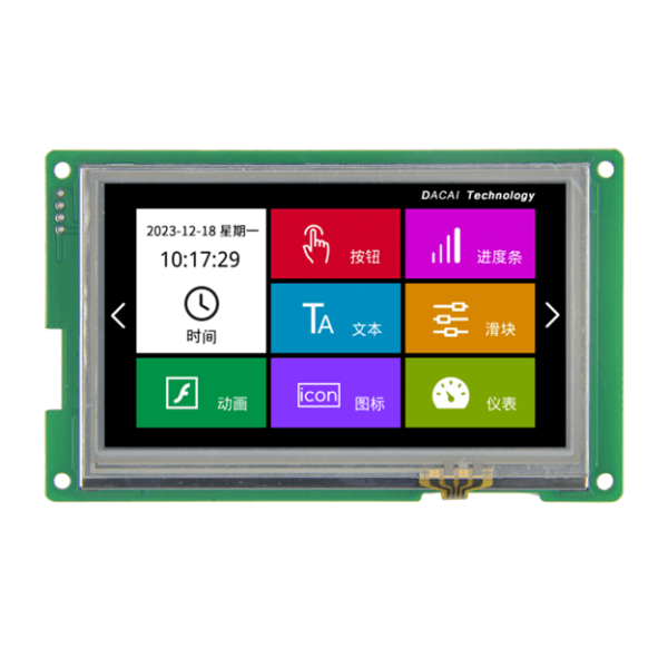 Elsun 4.3 inch 800x480 resolution with HMI LCD display with stable production - Image 4